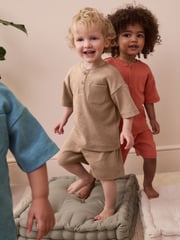 Multi Plain Short Pyjamas 3 Pack (9mths-10yrs) - Image 3 of 13
