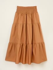 FatFace Ricky Golden Tan Midi Skirt - Image 5 of 5