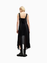 AllSaints Black Luna Dress - Image 6 of 7