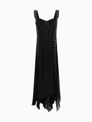 AllSaints Black Luna Dress - Image 7 of 7