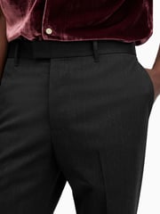 AllSaints Grey Blackwater Trousers - Image 3 of 8