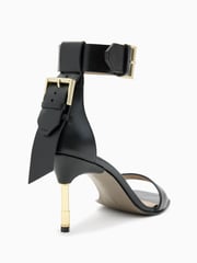 AllSaints Black Noir Mid Sandals - Image 5 of 5