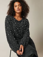 Evans Pearl Trim Dress - Image 1 of 5