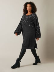 Evans Pearl Trim Dress - Image 3 of 5