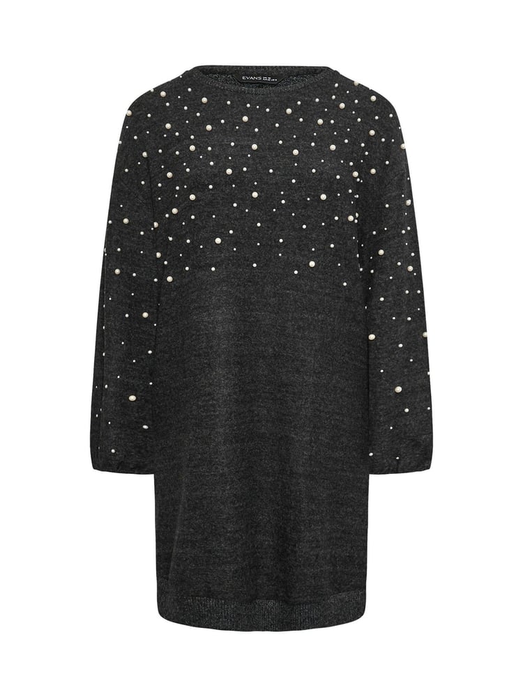 Evans Pearl Trim Dress - Image 5 of 5