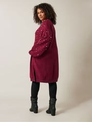 Evans Pearl Trim Dress - Image 3 of 5