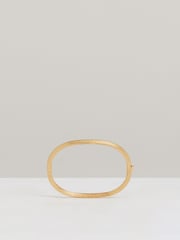 Reiss Gold Tone Claudia Contour Hinged Cuff - Image 5 of 6