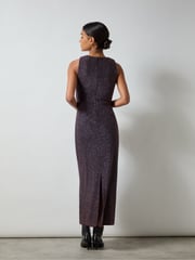 Ro&Zo Pink Gabriela Super Sparkle Column Midi Dress - Image 4 of 4