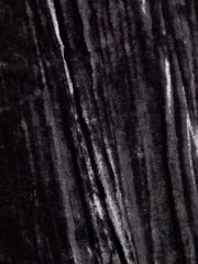 River Island Grey Velvet Texture 100% Cotton Shirt - Image 4 of 4