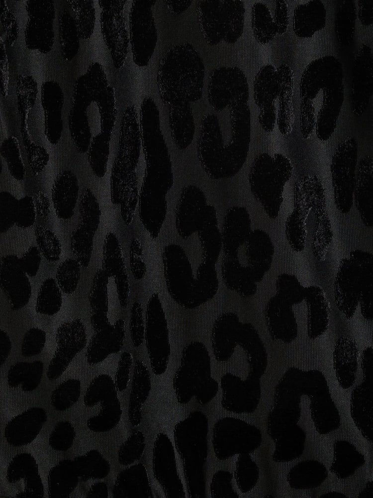 River Island Black Leopard print High Neck Bodysuit - Image 4 of 4