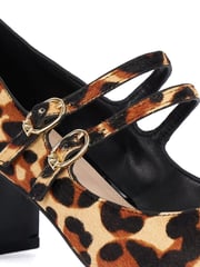 Dune London Animal Approval Double Strap Mary Jane Shoes - Image 6 of 6