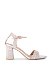 KG Kurt Geiger Gold Fleur Bling Sandals - Image 1 of 5