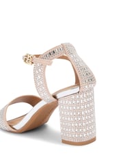KG Kurt Geiger Gold Fleur Bling Sandals - Image 3 of 5