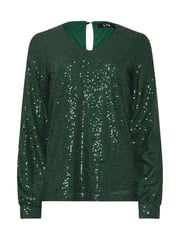 Long Tall Sally Green Sequin V-Neck Long Sleeve Top - Image 5 of 5