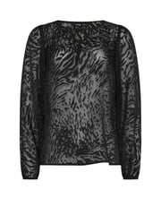 Long Tall Sally Black Burnout Boho Top - Image 5 of 5