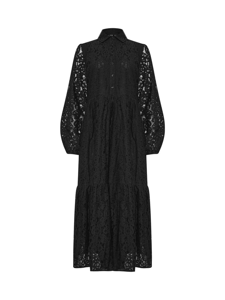 Long Tall Sally Black Lace Midi Dress - Image 5 of 5