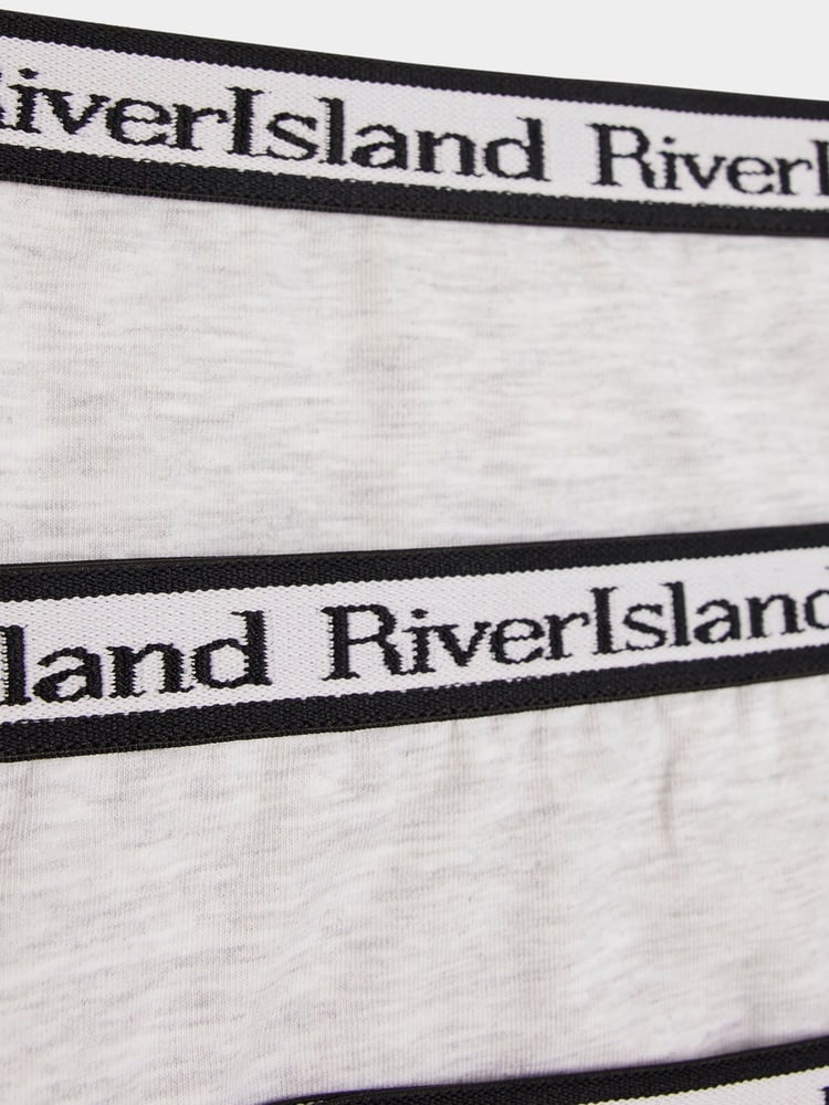 River Island Pink Girls Mix Briefs 5 Pack - Image 2 of 3