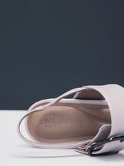 Bone Forever Comfort® Premium Leather With Motionflex Buckle Block Heel Slingback Sandals - Image 9 of 9