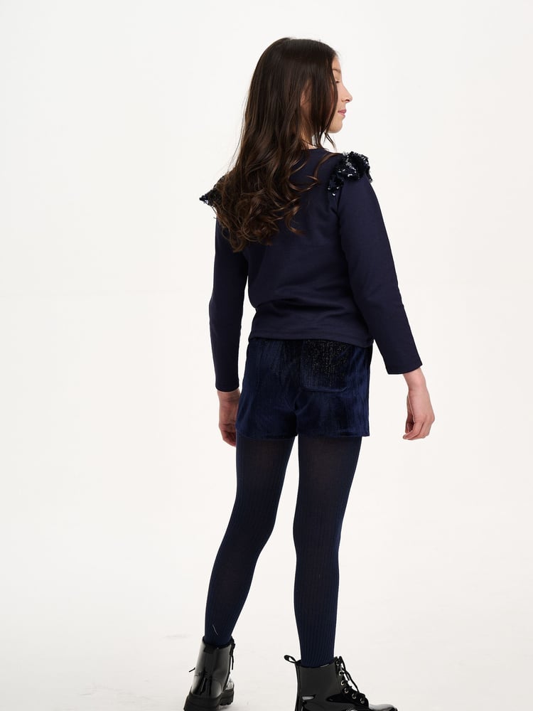Nicole Miller Purple Velvet Shorts - Image 2 of 7