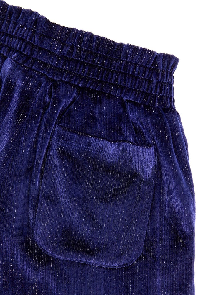 Nicole Miller Purple Velvet Shorts - Image 7 of 7