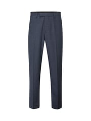 Skopes Blue Tailored Fit Harcourt Tweed Effect Suit Trousers - Image 3 of 4
