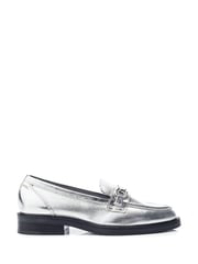 Moda In Pelle Estephe Snaffle Trim Almond Toe Leather Loafers - Image 1 of 4