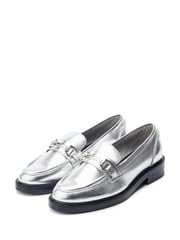 Moda In Pelle Estephe Snaffle Trim Almond Toe Leather Loafers - Image 2 of 4