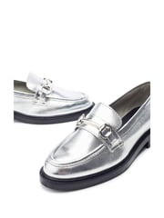 Moda In Pelle Estephe Snaffle Trim Almond Toe Leather Loafers - Image 4 of 4