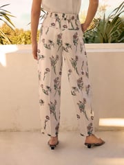 Floral Twill Tapered Trousers - Image 3 of 9