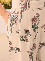 Floral Twill Tapered Trousers - Image 4 of 9