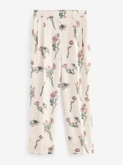 Floral Twill Tapered Trousers - Image 5 of 9