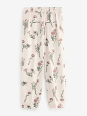 Floral Twill Tapered Trousers - Image 6 of 9