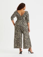 Scarlett & Jo Natural Three Quater Sleeve Jumpsuit - Image 2 of 5
