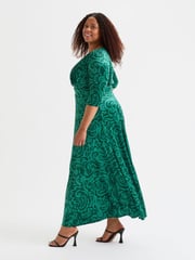 Scarlett & Jo Green Verity Pucci Velvet Maxi Gown - Image 4 of 5