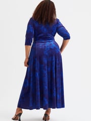 Scarlett & Jo Dark Blue Verity Pucci Velvet Maxi Gown - Image 3 of 4