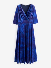 Scarlett & Jo Dark Blue Verity Pucci Velvet Maxi Gown - Image 4 of 4
