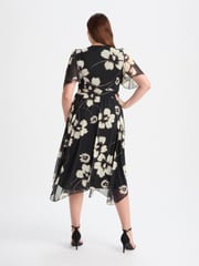 Scarlett & Jo Black Julie Hanky Hem Dress - Image 2 of 5