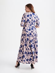 Scarlett & Jo Blue Elizabeth Print Maxi Gown - Image 2 of 5