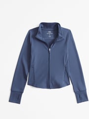 Abercrombie & Fitch Blue Active Athleisure Zip-Up Jacket - Image 1 of 1