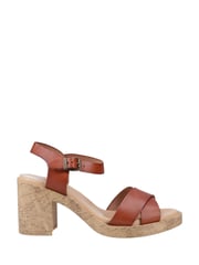 Hush Puppies Blue Georgia Cork Sandals - Image 1 of 3