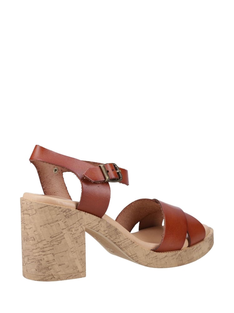 Hush Puppies Blue Georgia Cork Sandals - Image 3 of 3