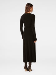 Forever New Black Kiera Long Sleeves Midi Dress - Image 2 of 2