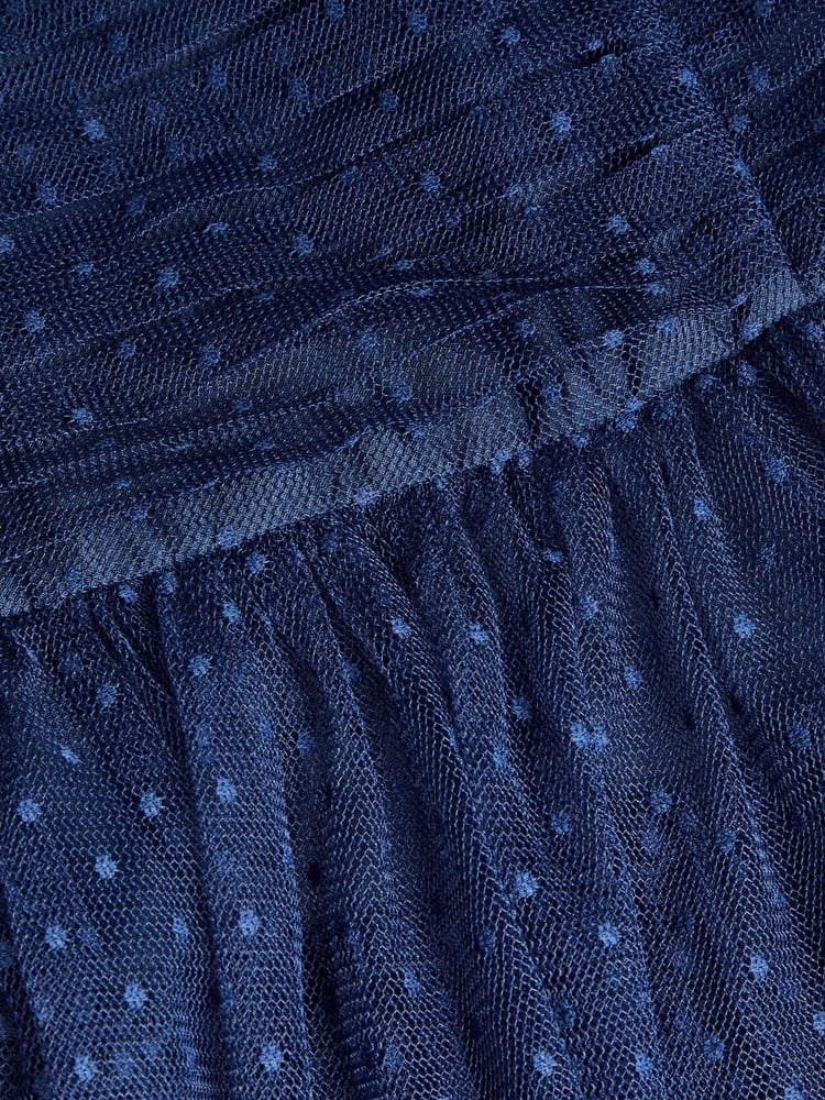 Monsoon Blue Inga Spot Tulle Prom Dress - Image 3 of 3