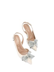 Carvela Regal Bow 2 Slingback Shoes - Image 3 of 5