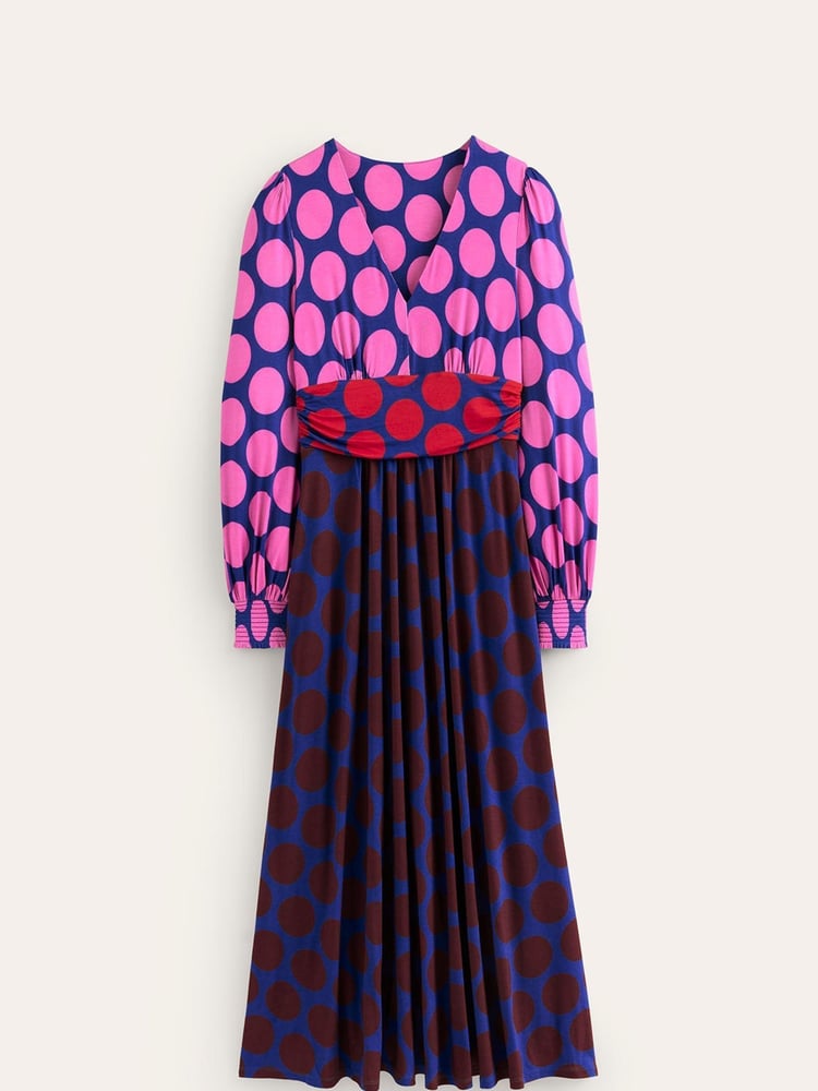 Boden Pink Daphne Jersey Maxi Dress - Image 5 of 5 Boden Pink Daphne Jersey Maxi Dress - Image 5 of 5