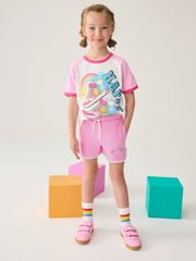 Little Bird by Jools Oliver Pink Rainbow 2 Pack Shorts - Image 2 of 16