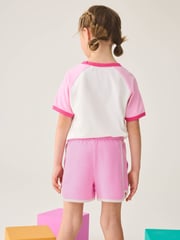 Little Bird by Jools Oliver Pink Rainbow 2 Pack Shorts - Image 5 of 16