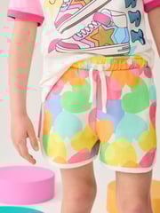Little Bird by Jools Oliver Pink Rainbow 2 Pack Shorts - Image 9 of 16