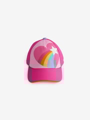 Little Bird by Jools Oliver Pink Rainbow Star Baseball Cap - Image 2 of 6