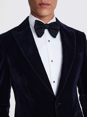 MOSS Blue Slim Fit Jacket - Image 3 of 6